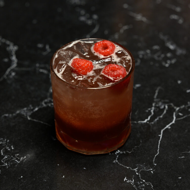 A mocktail from Select Start called Crimson Chill