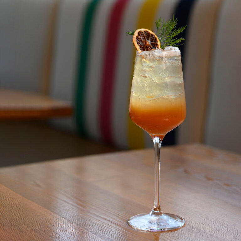 The SMITH's dill earl spritz mocktail